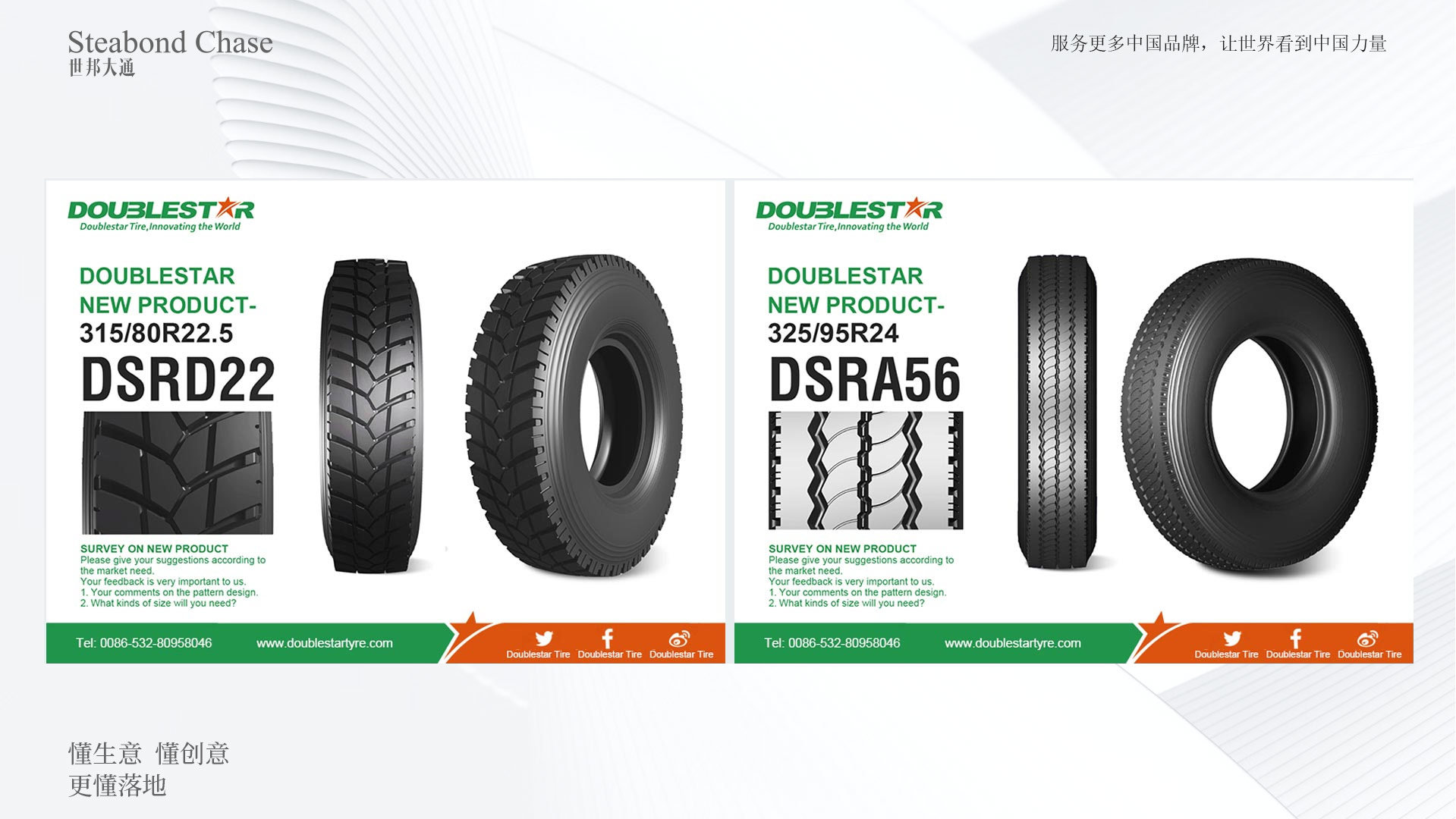 世邦大通轮胎企业轮胎产品说明牌设计品牌全案策划