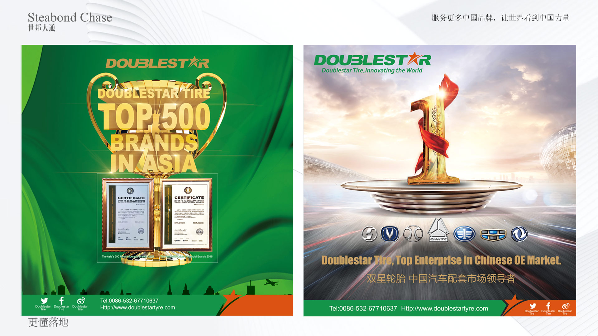 世邦大通轮胎企业海报设计品牌全案策划